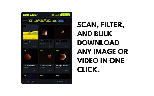 Glean - Image & Video Downloader :: Scan, preview, and download images and videos from the current page.