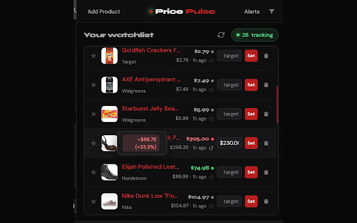 Price Pulse :: Track price drops—feel the beat of your savings.