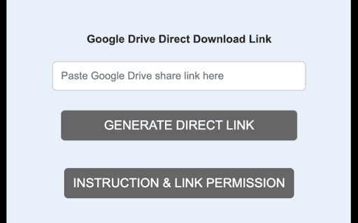 Google Drive Direct Download :: Generate direct download links for Google Drive files. Bulk direct link generator, and export in CSV file.