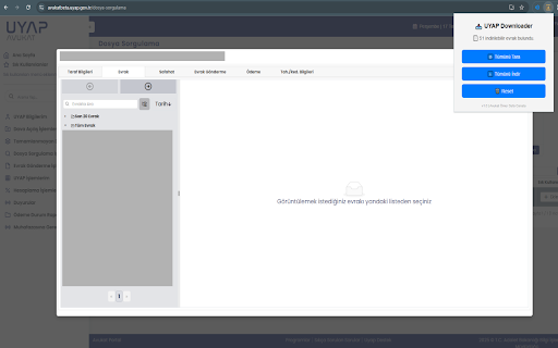 UYAP Downloader :: UYAP evraklarını klasörlere ayrılmış şekilde toplu indirmenizi sağlar.