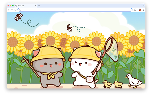 Bubu Dudu Wallpapers New Tab - Kawaii Backgrounds :: HD Bubu Dudu wallpaper for your new tab page. Cute couple Wallpaper for kawaii and aesthetic fans.