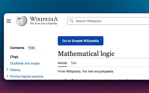 Simple Wikiclaudia :: Simplify Wikipedia articles with Simple Wikipedia, Claude, or ChatGPT