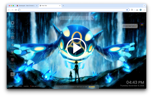 May And Kyogre Pokemon Live Wallpaper :: Join May and the mighty Kyogre in this enchanting Pokémon Live Wallpaper.
