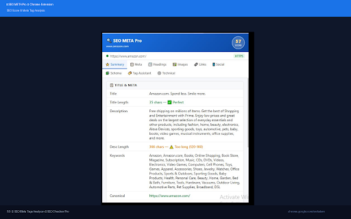 SEO Meta Tags Analyzer - SEO Checker Pro :: Free SEO analyzer & meta tag checker. Check title, description, headings, images, schema, links & Open Graph tags instantly.