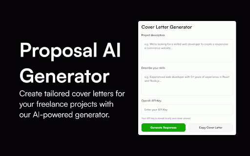 NinjaCover :: Instantly create professional Upwork cover letters with AI. Boost your chances of getting the project!