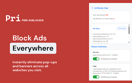 Youtube Ad skipper :: Youtube ad skipper with whitelisting, stats, blocks/skips ads