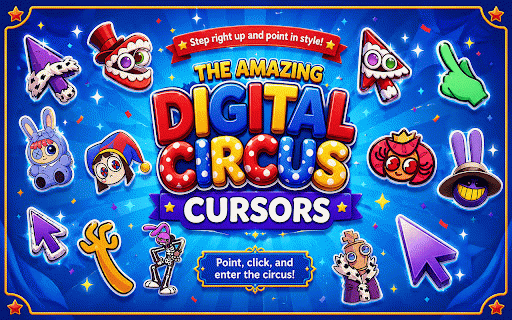 Amazing Digital Circus Cursor - Netflix Cursor :: Welcome to the digital circus! Apply this TADC cursor with Pomni, Jax, Caine, Kinger & Gummigoo!