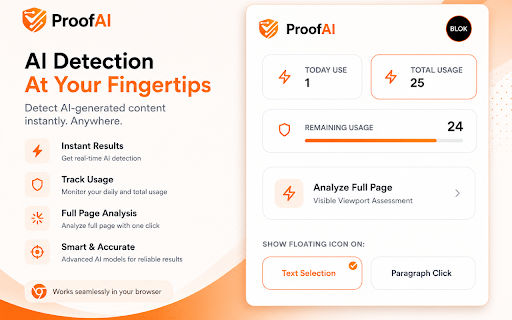 ProofAI :: Enterprise-grade AI content detection and automation.