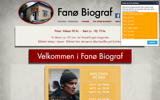 Tip KultuNaut :: Hjælp KultuNaut med at finde events ved at tippe om dem direkte fra din browser.