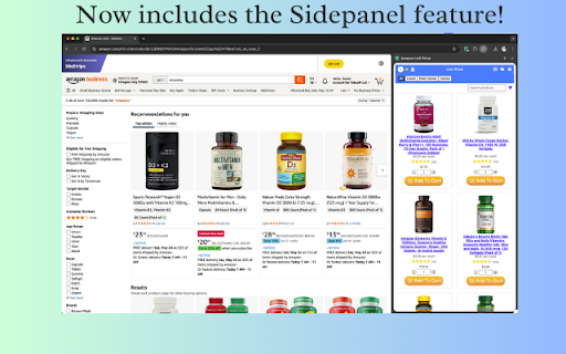 Unit Price Shopper :: Filters items on Amazon, Walmart, and Albertsons brand pages (Albertsons, Safeway, etc.) by unit price.