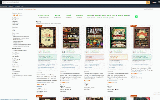 KinG KDP For Amazon Self-Publishers :: KinG KDP Extension for Amazon – Monitor your BSR, track sales, and perform niche research with advanced filters for format.