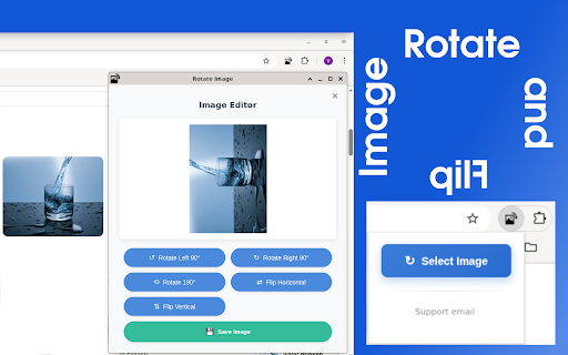 Rotate Image :: Image Rotate – use extension to rotate an image or create a mirror image. А simple tool to flip pictures in your browser.