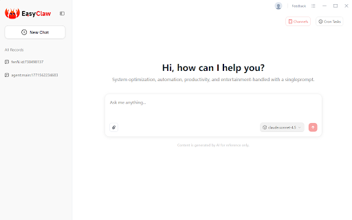 EasyClaw Browser Assistant :: The official companion browser extension for EasyClaw. EasyClaw AI is your all-in-one PC assistant.