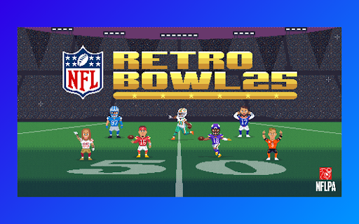 NFL Retro Bowl '25 - Side Panel :: Play the NFL Retro Bowl '25 game directly on your browser's side panel for quick and fun breaks!