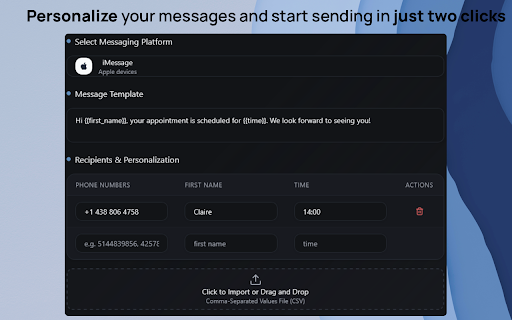 Text Blaster Pro - Bulk SMS Tool :: SMS Blaster for Android and iOS. Send mass text messages directly from your own phone.