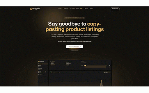 CopyHero :: One-click Shopify product import for CopyHero.