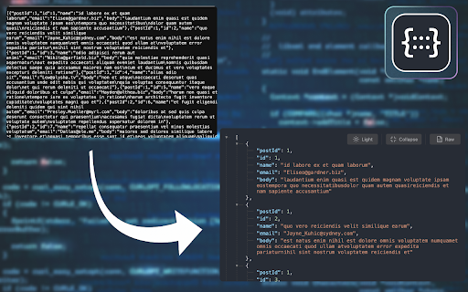 JSONGenie - Beautify, Format & Visualize JSON Instantly :: JSONGenie: View raw JSON in an interactive, collapsible tree with syntax highlighting and raw/parsed toggle for easy navigation.