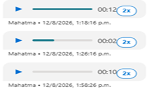 Betterware Audios :: Control de velocidad para notas de voz en Salesforce Messaging.