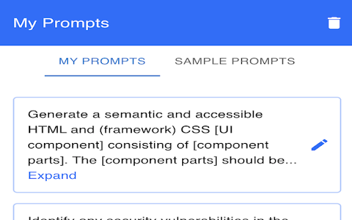 AllMyPrompts :: Easily save and store all prompts