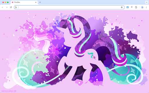 PonyTab :: A beautiful Chrome extension that replaces your new tab page with stunning My Little Pony artwork by Sam Baneko.