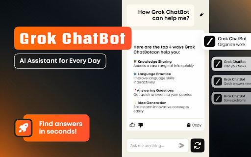 Grok Chatbot :: Use Grok ChatBot for next-level experience. Grok-3 based on X AI can help in any matter - from entertainment to complex programming.