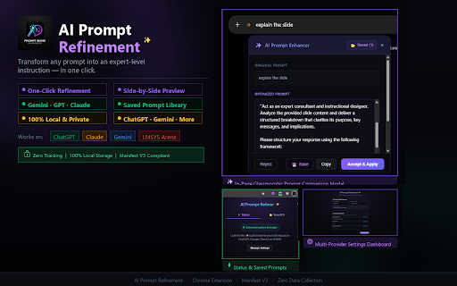 AI Prompt Refinement :: Improve your AI prompts with one click.