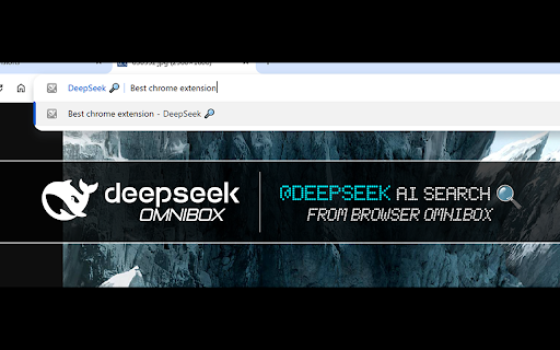 DeepSeek Omnibox :: Type @deepseek in address bar to get answers from DeepSeek