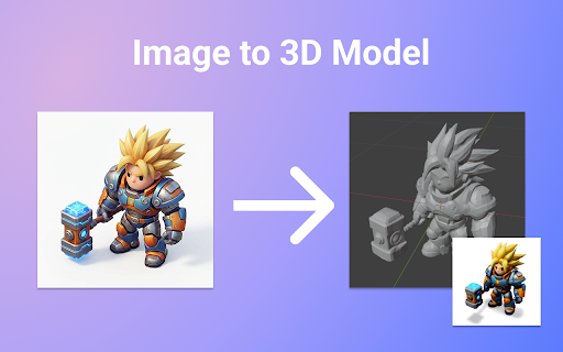 Image to 3D Model :: Create 3D model from image with Image to 3D Model - an AI model generator that turns photos into 3D fast and accurate.