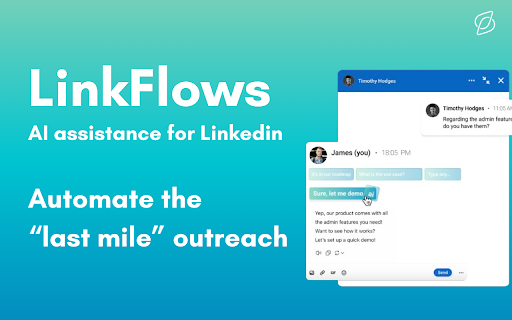 AI assistant for Linkedin - Link Flows :: AI Assistant for LinkedIn Messaging