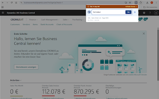 BC Navigator :: Quick keyboard navigation to Business Central objects