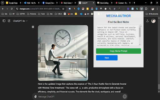 Mecha Author :: A Chrome extension to assist authors in generating book content and formatting.