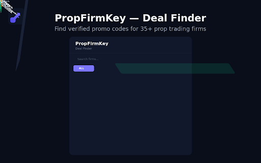 PropFirmKey — Prop Firm Coupons & Deals :: Find the best coupon codes and exclusive deals for prop trading firms. Save money on your next challenge.