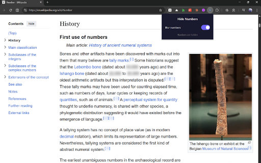 Hide Numbers :: Blurs all numbers on any website for privacy.