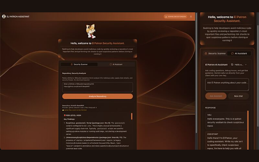El Patron AI assistant :: Chrome extension to access El Patron AI assistant functionality