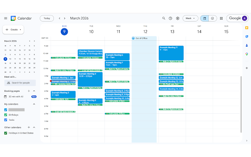 TinyTimeouts :: Intelligently schedules short wellness breaks in your Google or Outlook calendar to help you move and recharge.