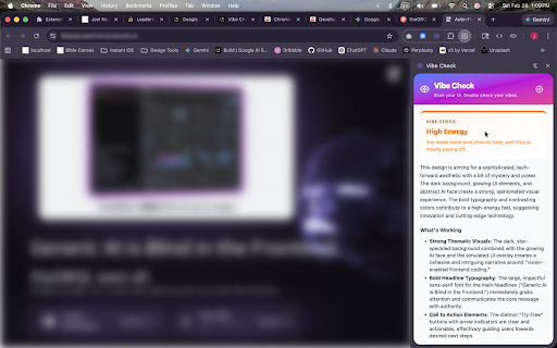 Vibe Check :: Real-time design feedback and vibe checks for your web apps using AI.