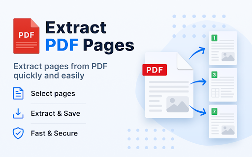 Extract PDF Pages :: Extract individual PDF pages, split PDF into pages and save separate PDF pages offline.