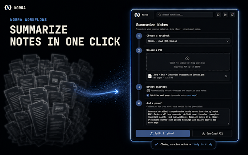 Norra: Power Tools for Gemini NotebookLM :: Capture AI chats into Gemini Notebook (NotebookLM) and bulk import URLs and tabs in one click.