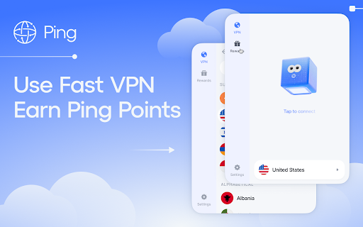 Ping Network VPN :: Ping allows to connect you to decentralized network