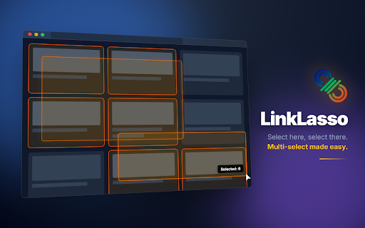LinkLasso :: Easily open, copy, or bookmark multiple links.