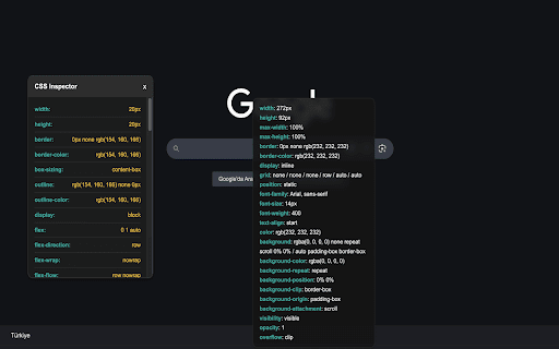 CSS Inspector :: CSS Inspector allows you to instantly view the CSS properties of any HTML element on web pages.