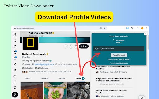 Twitter Video Downloader :: Download and save HD videos from Twitter/X in original quality with just one click – fast, easy, and secure!