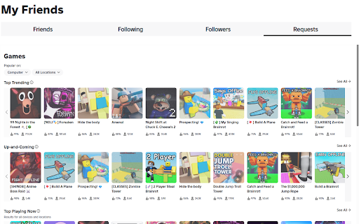Are we still friends? :: Giving the Roblox community what they asked for, turning 'Connections' into 'Friends' and 'Experiences' back into 'Games' in Roblox.
