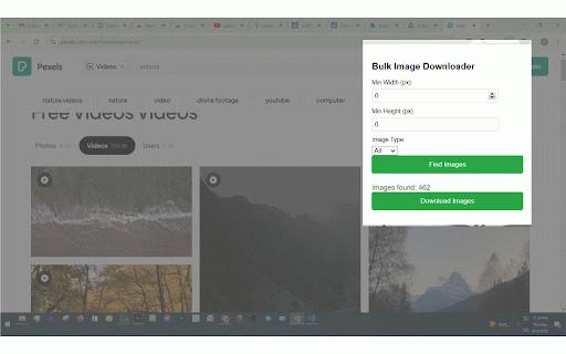 Bulk Image Downloader :: Download all images from a webpage with filters for sizes and types in one click.