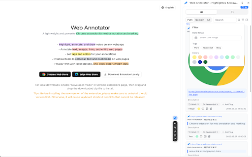 Web Annotator - Highlightes & Draw & Notes :: Take notes & highlights & draw directly on any webpage, it's free.