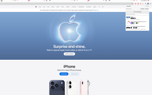 Design Inspo Board :: Save design inspiration and auto-extract colors and fonts from any page.