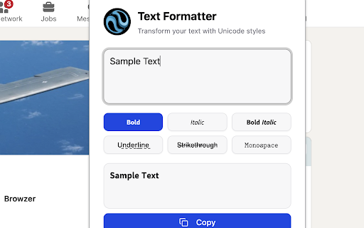 LinkedIn Text Formatter :: Format your LinkedIn posts with bold, italic, underline, and more Unicode text styles