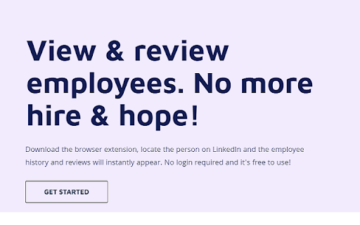 Blaber :: Add and view reviews of employees using the Blaber extension. Free and easy to download & use. No registration required.
REVIEWS…
