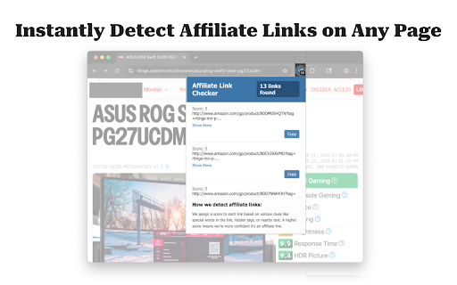 Affiliate Link Detector :: Detects affiliate links on web pages.