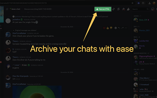 Discord Chat Exporter - Archive chats with ease :: Easily export Discord conversations to Xlsx/HTML formats! Set up quickly, user-friendly interface for efficient chat archiving.